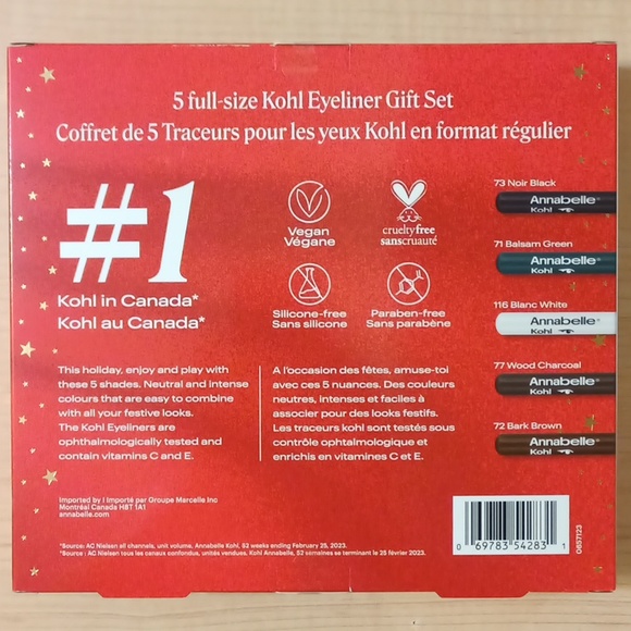 5 pcs Annabelle Vegan Kohl Eyeliner Set - Picture 7 of 10